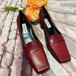 Madras Italian Women’s Pump Shoe Burgundy Sz 39.5
